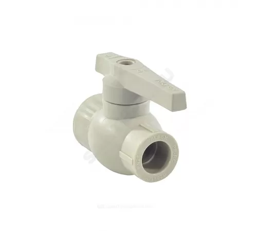 Кран шаровой PP-R серый Дн 20х1/2" ВР VALFEX 10142012Г