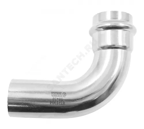 Отвод сталь нерж AISI 304 90гр Дн 54 пресс/труба SantechSystems