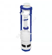 Арматура для бачка сливная кнопка белый 2/реж РБМ КВ-12.1