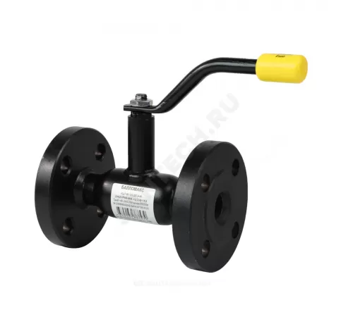 Кран шаровой сталь 09Г2С Ballomax КШТ 60.103 Ду 40 Ру40 фл L=200мм BROEN КШТ 60.103.040.А.40