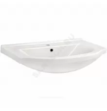 Умывальник мебельный Эльбрус 80 1 отверстие под смеситель по центру белый Santek 1.WH10.9.653