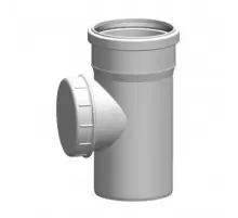 Ревизия PP-M бесшумная белая Дн 50 б/нап в комплекте с крышкой 2381074