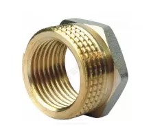 Футорка латунь (1/4"х1/16") под импульсную трубку НР/ВР Апогей 310008