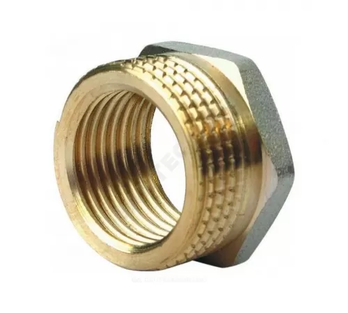 Футорка латунь (1/4"х1/16") под импульсную трубку НР/ВР Апогей 310008