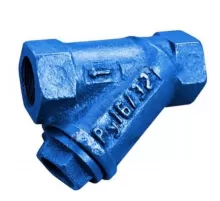 Фильтр магнитный сетчатый Y-образный чугун Ду 25 Ру16 1" ВР ФСМ с пробкой Мегастрой