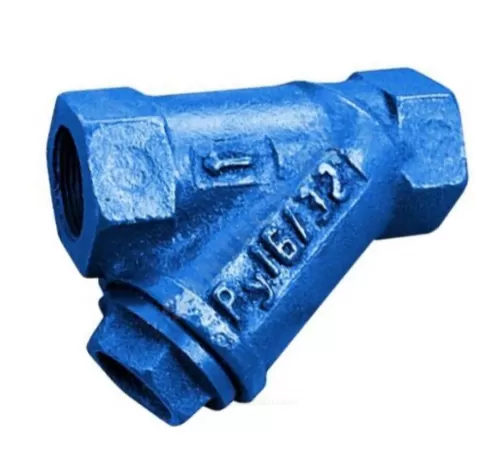 Фильтр магнитный сетчатый Y-образный чугун Ду 25 Ру16 1" ВР ФСМ с пробкой Мегастрой