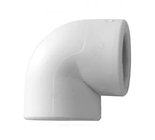 Угольник PP-R белый Дн 25х90гр внутренняя пайка RTP (РосТурПласт) 10831