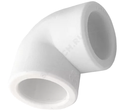 Угольник PP-R белый Дн 25х90гр внутренняя пайка RTP (РосТурПласт) 10831
