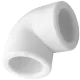 Угольник PP-R белый Дн 25х90гр внутренняя пайка RTP (РосТурПласт) 10831