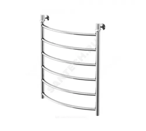 Полотенцесушитель водяной нерж сталь Лесенка Ду 25 (1") НР 500х700мм 6П нижнее подключение б/к Уют Элит-Металл ВБК-15-08