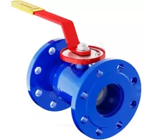 Кран шаровой балансировочный ручной сталь 11с67п 12ЦлФ.00.1 Ду 200 Ру25 фл Kvs=850.7м3/ч без ниппелей Маршал 12ЦлФ.00.1.025.200/150