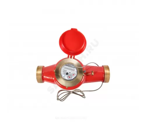 Счётчик г/в и х/в крыльчатый многоструйный Ду 25 Ру16 Qn=3,5 м3/ч 120С L=260мм резьба импульсный В/К класс В IP67 ВСКМ 90 ДГ2 Декаст 72-25-03