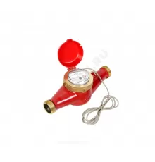 Счётчик г/в и х/в крыльчатый многоструйный Ду 25 Ру16 Qn=3,5 м3/ч 120С L=260мм резьба импульсный В/К класс В IP67 ВСКМ 90 ДГ2 Декаст 72-25-03