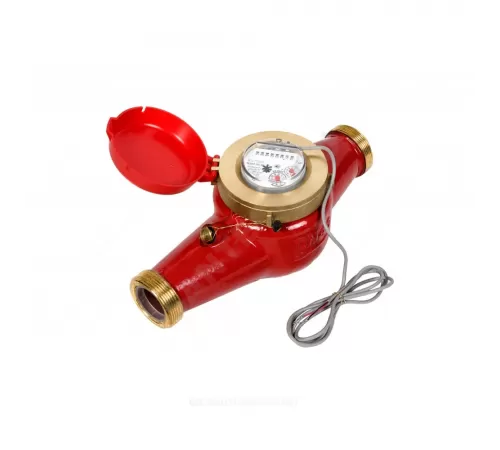 Счётчик г/в и х/в крыльчатый многоструйный Ду 25 Ру16 Qn=3,5 м3/ч 120С L=260мм резьба импульсный В/К класс В IP67 ВСКМ 90 ДГ2 Декаст 72-25-03