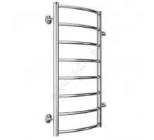 Полотенцесушитель водяной нерж сталь Лесенка (1") НР 400х800мм 8П боковое подключение Классик Терминус 4670078530233