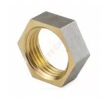 Контргайка латунь никель Ду 40 (1 1/2") ВР 9020 ГОСТ 32585-2013 Aquasfera 9020-05