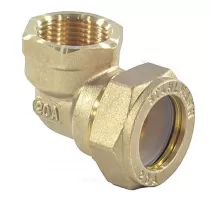 Угольник латунь 90гр 20Aх3/4" обжим/ВР STAHLMANN SEFL2003/4BEF