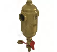 Дешламатор механический T-образный латунь Ду 20 Ру10 3/4" ВР R146D Giacomini R146DY014