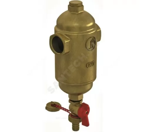 Дешламатор механический T-образный латунь Ду 32 Ру10 1 1/4" ВР R146D Giacomini R146DY016