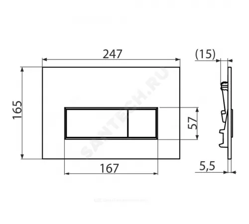 Кнопка смыва