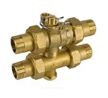 Клапан зональный латунь R278 3-ходовой Ду 25 НР G1" Giacomini R278Y005