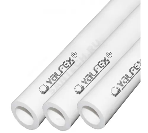 Труба PP-R белая Дн 25х4,2 Ру20 SDR6 Т<80С L=2м VALFEX 101020252 .