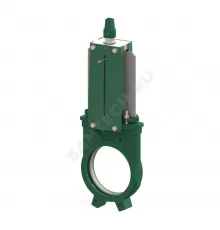 Задвижка шиберная односторонняя чугун VG4400-051NI Ду 80 Ру10 межфл под T-ключ уплотнение: NBR Tecofi VG4400-051NI0080