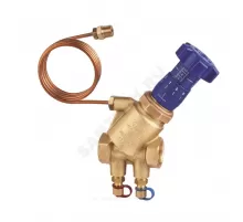 Клапан балансировочный автомат латунь 718LP Ду 25 G1" Ру25 Тмакс=120 оС ВР 5-30 кПа Kvs=5м3/ч с измерительными ниппелями Cimberio CIM 718LP 1