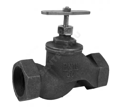 Клапан запорный чугун 15кч18п Ду 15 Ру16 Тмакс=225 оС ВР с маховиком RMCX