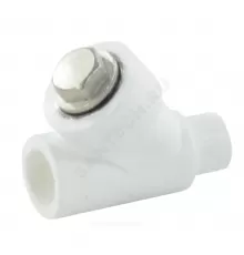 Фильтр PP-R сетчатый белый Дн 25х45гр внутр/наруж пайка RTP (РосТурПласт) 10845