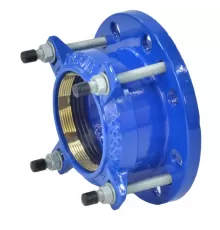 Муфта чугун соединительная для ПЭ труб Ду 200 (Дн 200-200) Ру10/16 ПФРК-Е Benarmo 8