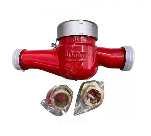 Счётчик г/в крыльчатый многоструйный Ду 40 Ру16 Qn=10 м3/ч 90С L=300мм резьба В/К ВК-Г Метер