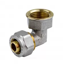 Угольник МП латунь никель обжим Дн 16х1/2"х90гр ВР ГОСТ 32415-2013 7007 Aquasfera 7007-01