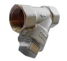 Фильтр сетчатый Y-образный латунь никель Ду 15 Ру40 Тмакс=130 oC 1/2" ВР РОС