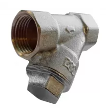 Фильтр сетчатый Y-образный латунь никель Ду 15 Ру40 Тмакс=130 oC 1/2" ВР РОС