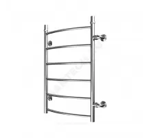 Полотенцесушитель водяной нерж сталь Лесенка Ду 25 (1") НР 500х800х500мм 6П боковое подключение б/к Уют Элит-Металл ВПБ-23-09