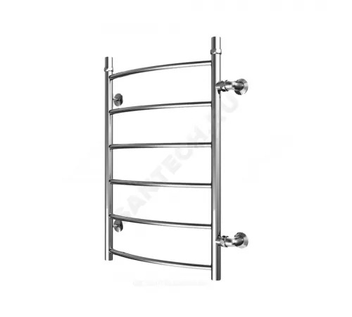 Полотенцесушитель водяной нерж сталь Лесенка Ду 25 (1") НР 500х800х500мм 6П боковое подключение б/к Уют Элит-Металл ВПБ-23-09