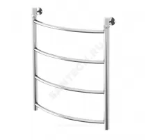 Полотенцесушитель водяной нерж сталь Лесенка Ду 25 (1") НР 500х500мм 4П нижнее подключение б/к Уют Элит-Металл ВБК-15-06