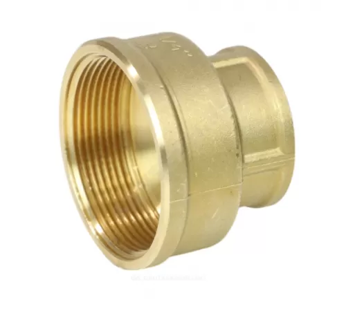 Муфта латунь переходная Ду 50х32 (2"х1 1/4") ВР/ВР LD LD.65.516.50х32