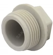 Заглушка (пробка) PP-R серая Дн 32х1" НР VALFEX 10163032Г