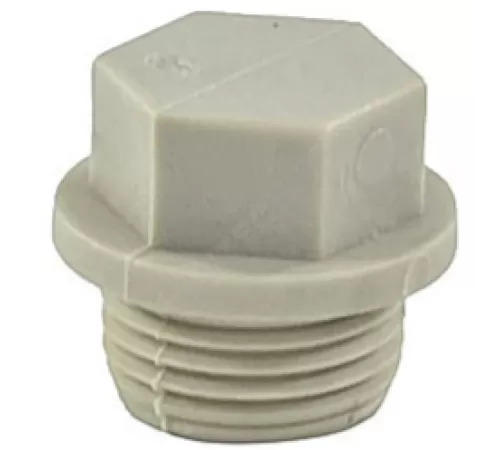 Заглушка (пробка) PP-R серая Дн 25х3/4" НР VALFEX 10163025Г