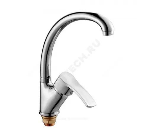 Смеситель для кухонной мойки ручка сбоку одноручный ПЛЮС ПСМ-335-КТ/023 Профсан PSM-335-023