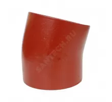 Отвод чугун SML Ду 50х15гр б/растр SGACX