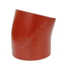 Отвод чугун SML Ду 50х15гр б/растр SGACX