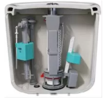 Арматура для бачка сливная/наливная 3/8" нижнее подключение кнопка хром 2/реж Ideal Standard WF639265D