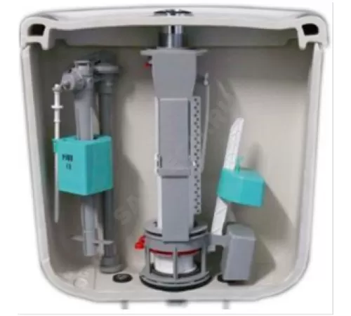 Арматура для бачка сливная/наливная 3/8" нижнее подключение кнопка хром 2/реж Ideal Standard WF639265D