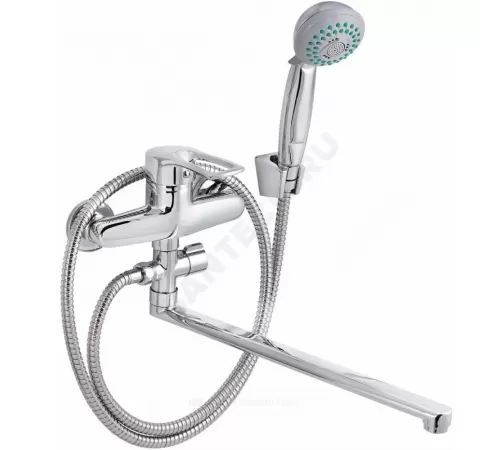 Смеситель для ванны с душем одноручный ПЛЮС ПСМ-523-КТ/017 Профсан PSM-523-017