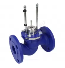 Клапан запорно-регулирующий чугун TRV-T односедельный Ду 100 Ру16 фл Kvs=100м3/ч под электропривод Теплосила TRV-T-100-100