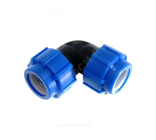 Отвод компрессионный ПЭ Дн 32х90гр ТПК-АКВА 50040032