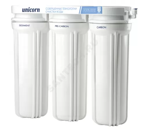 Система фильтрации с краном непрозрачный Ру6 3-ст Unicorn FPS-3